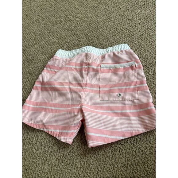 MINNOW Boys Sorbet Pink Stripe Boardie With Pockets 9/10 - Picture 5 of 5